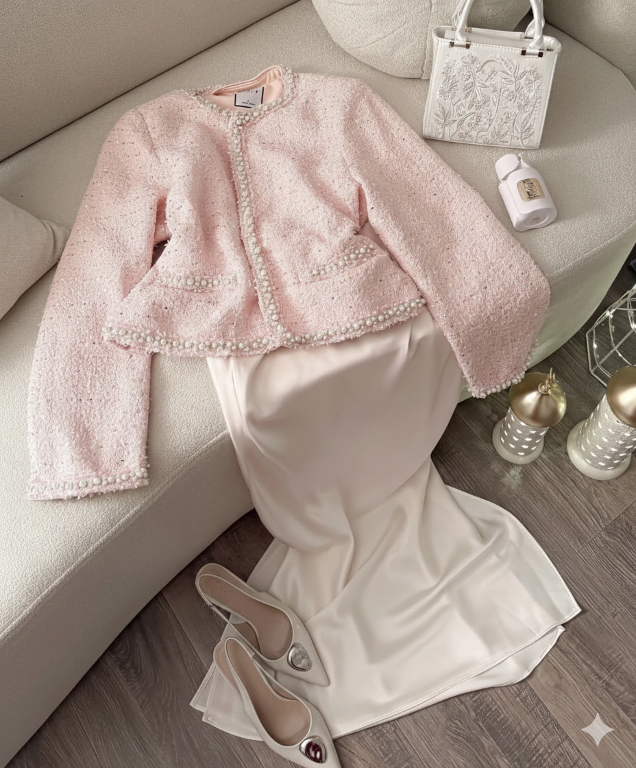 Ensemble Chanel rose